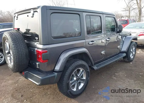 2022 Jeep Wrangler Unlimited Sahara 4X4 z USA, uszkodzony, nr VIN 1C4HJXEG1NW254559